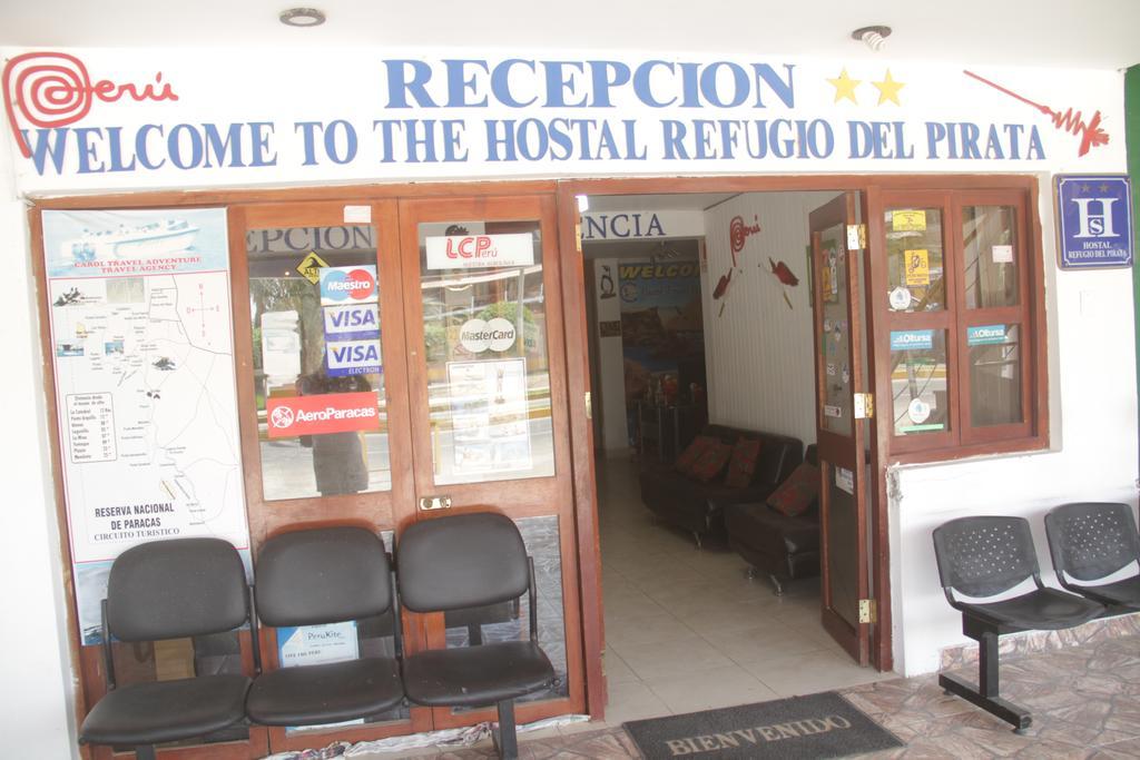 A Pousada Refugio Del Pirata Paracas Exterior foto